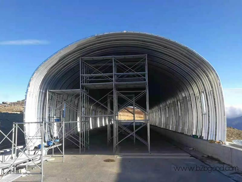 Reinforced Corrugated Steel Arch Culvert