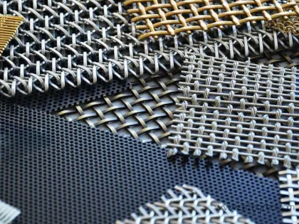 DECORATIVE WIRE MESH: STAINLESS STEEL, ALUMINUM, COPPER, BRASS, AND CARBON STEEL IN ARCHITECTURAL DESIGNS