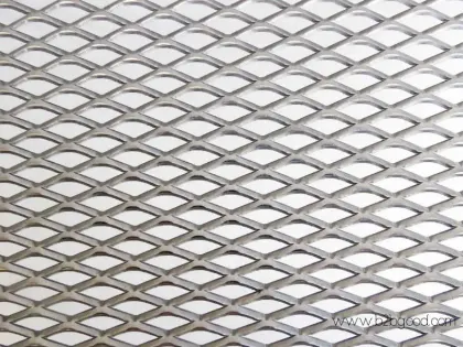 EXPANDED METAL MESH: MATERIALS, AND DIAMOND PATTERN FROM SLIT & STRETCHED SHEETS