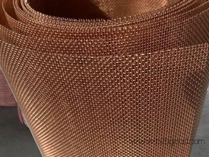 COPPER RFI SHIELDING MESH: 0.5-5MM APERTURE, 0.05-1.0MM WIRE DIAMETER