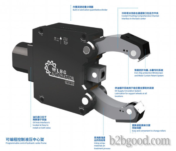 Heavy hydraulic hub