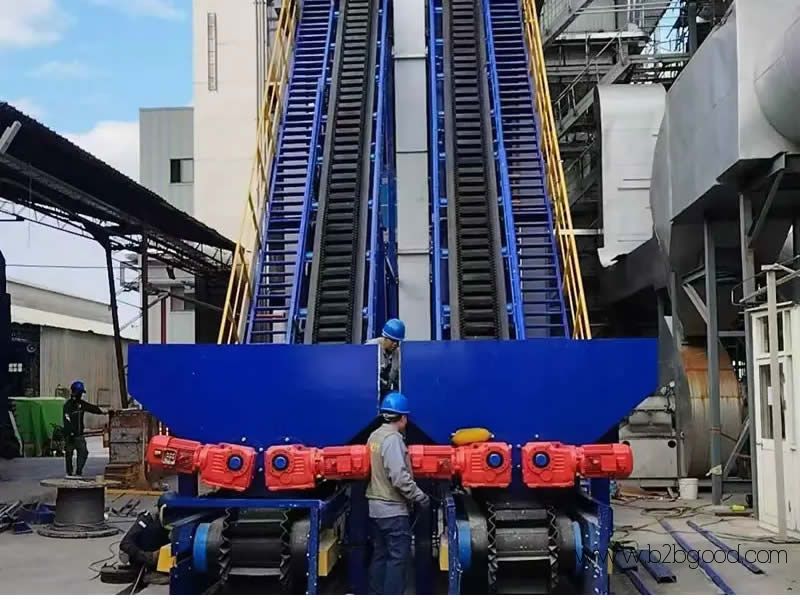 Steep Incline Belt Conveyor