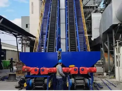 Steep Incline Belt Conveyor